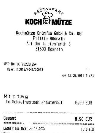 egfv Höffner Kochmütze Restaurant